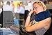 Manifold Home Products Travel Pillow by Memory Foam Neck Pillow — Better Support than an Inflatable Travel Pillow — FREE Bonus Eye Mask and Earplugs
