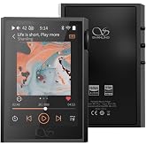 SHANLING M1 Plus Protable MP3 Music Player M1Plus High-Definition Lossless ES9069Q DAC Dual SGM8262 Amplifier PCM768 DSD512 Bluetooth 5.2 LDAC WiFi DLNA Black