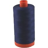 Aurifil Thread 2784 Dark Navy Cotton Mako 50wt Large Spool 1300m