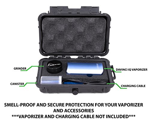 CloudTen Odor Resistant Airtight Case Compatible with Davinci Iq and Accessories , Includes Grinder and Canister