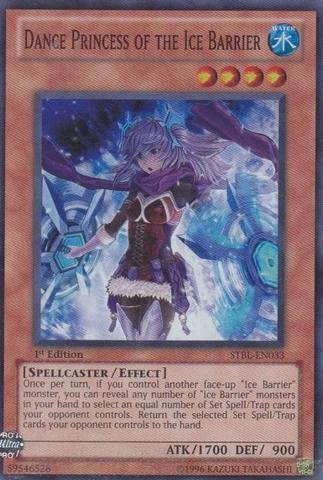 Yu-Gi-Oh! - Dance Princess of the Ice Barrier (STBL-EN033) - Starstrike Blast - 1st Edition - Super Rare