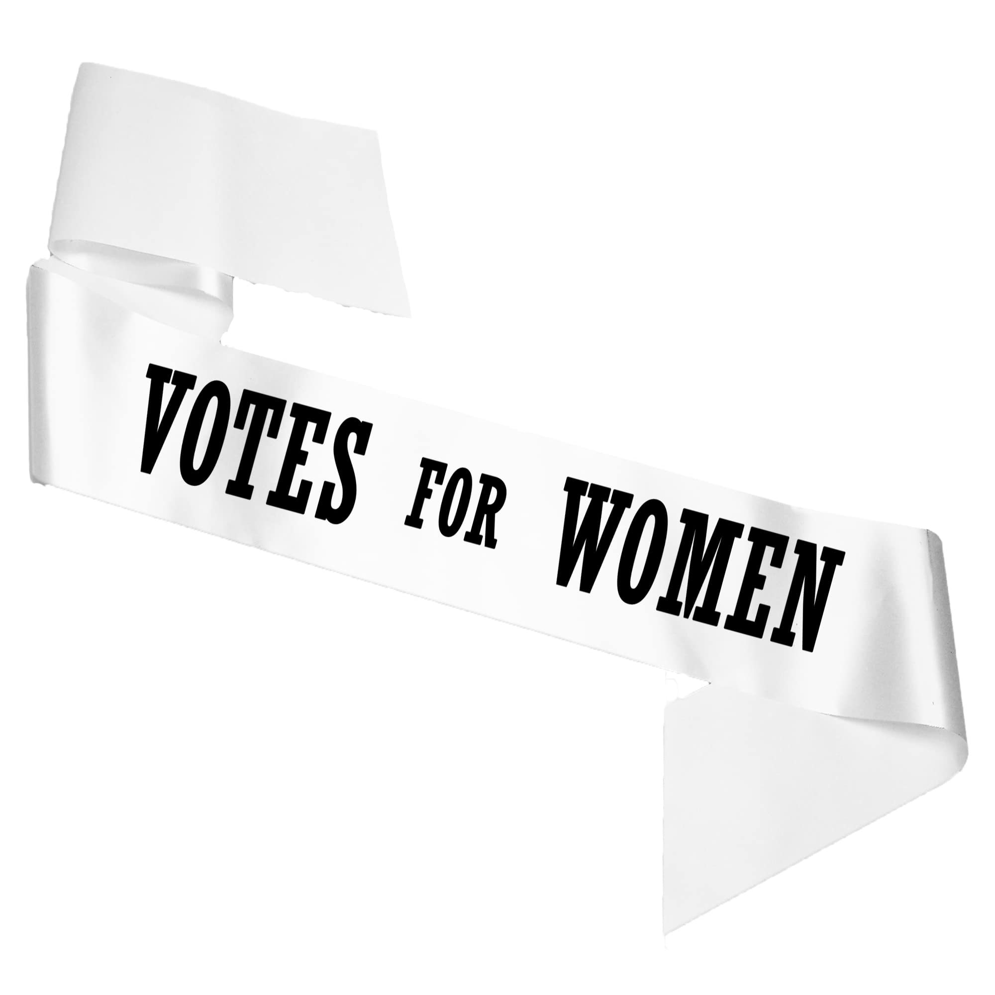 My Pretty Little Gifts 'Votes for Women' Suffragette Sash: Green, Purple, Yellow, White: Emmeline Pankhurst Costume (White)