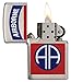 Zippo US Army 82Nd Airborne Brushed Chrome Pocket Lighter