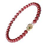 BPUO Feng Shui Bracelet For Women, Cinnabar Charms