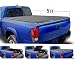 Tyger Auto (Soft Top T3 Tri-Fold Truck Tonneau Cover TG-BC3T1630 Works with 2019 Toyota Tacoma | Fleetside 5' Bed | for Models with or Without The Deckrail System