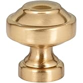 Atlas Homewares A640-WB 1-1/8 in. (29mm) Malin Collection Knob, Warm Brass