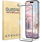 caktraie Tempered Glass Screen Protector for iPhone 16 Pro Max