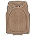 MotorTrend FlexTough Tortoise - Heavy Duty Rubber Floor Mats for All Weather Protection - Deep Dish (Beige)