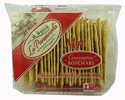 La Panzanella, Rosemary Croccantini Mini Cracker, 3 Ounce