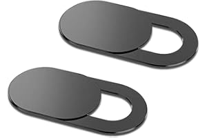 Webcam Cover, Durable Metal 0.6 mm Ultra-Thin Web Privacy Camera Covers for MacBook Air Pro*, Pad Laptop PC, iPhone iPad Smar