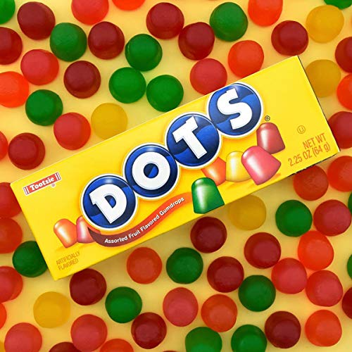 DOTS Individually Wrapped Candy Original Gummy Candy Flavors Cherry, Lime, Orange, Lemon