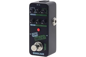 SONICAKE Delay Reverb Pedal Sonic Ambience Multi Mode Tap Tempo Delay and Reverb Guitar Bass Effects Pedal