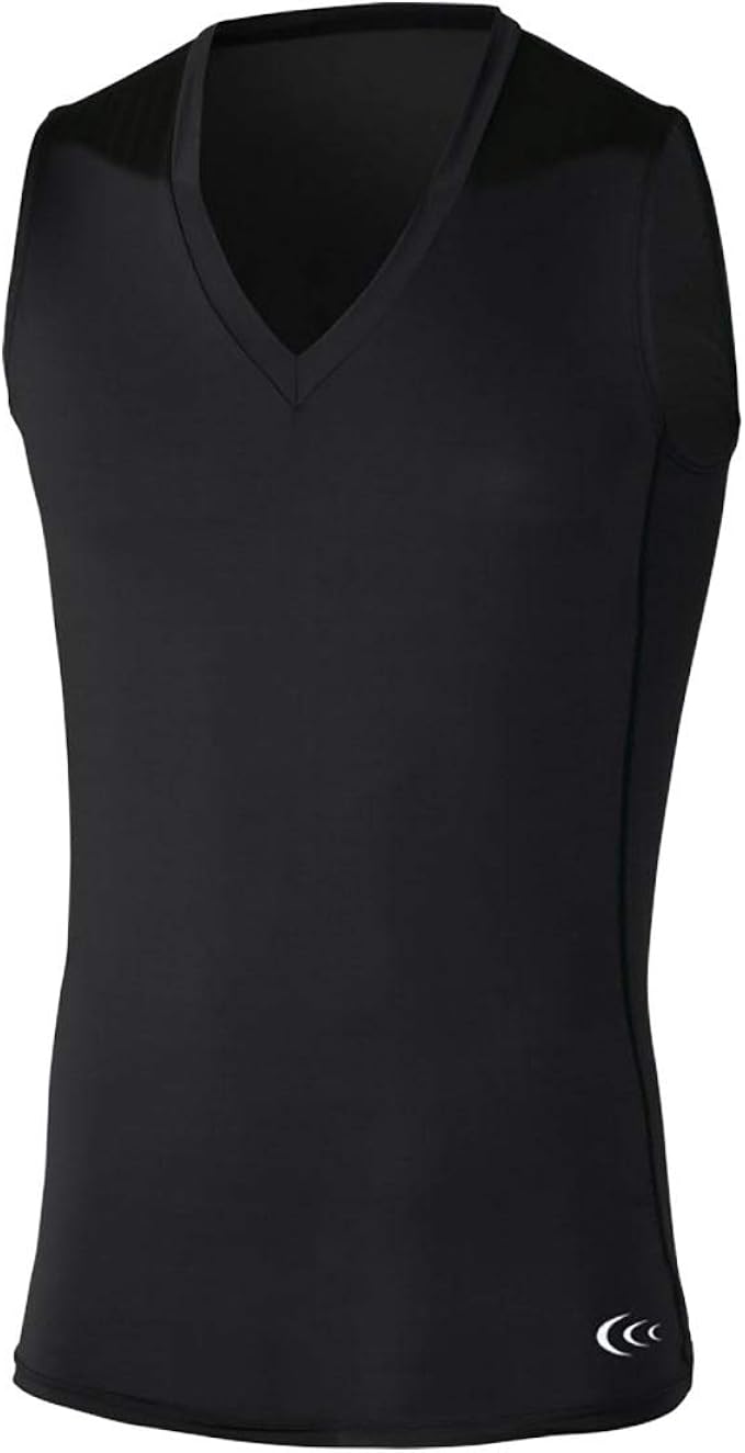 Amazon シースリーフィット C3fit メンズ クーリング Vネック タンクトップ インナー スポーツ 3f 吸汗速乾 コンプレッショントップス 通販