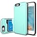 Spigen Slim Armor CS iPhone 6 Case with Slim Dual Layer Wallet Design and Card Slot Holder for iPhone 6S / iPhone 6 - CS Mint