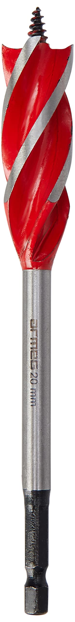 Armeg WWB20.0T 20.0 mm Wood Beaver Drill Bit - Red/Grey