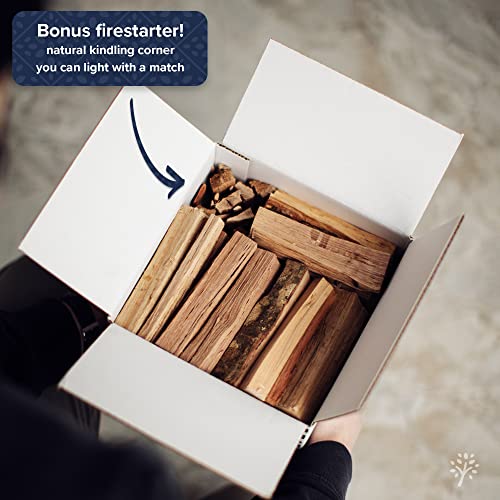 5.5" Pizza Oven Wood + Firestarter Classic Oak 520 Cubic Inches of