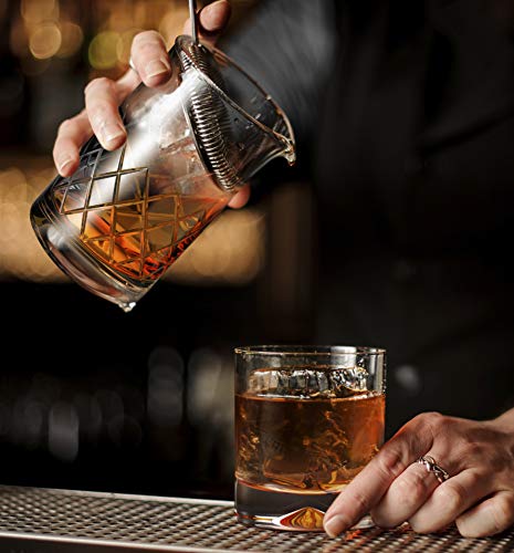 4 Premium+Whiskey+Glasses+Fashioned+Cocktails