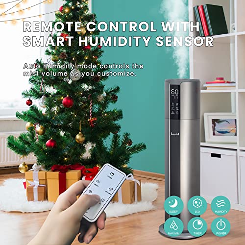 Large Humidifiers for Home Large Room Whole House Top Fill 2.1Gal/8L