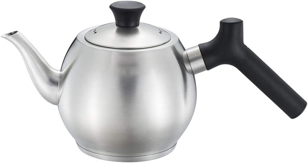 304 Stainless Steel Teapot With Filter Anti-scalding Thickening 1L Induction Cooker Universal Bubble Teapot