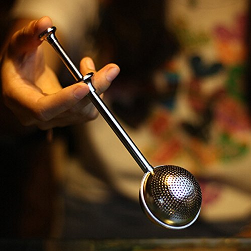 Stainless Steel Mesh Ball Spice Herbal Loose Leaf Infuser Tea Strainer Filter by DOM
