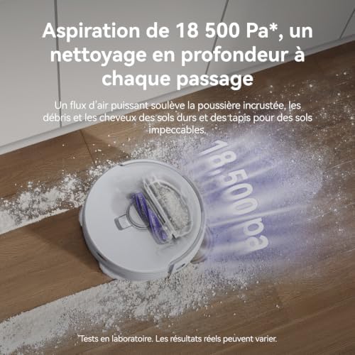 Freo Z10 Pro Robot Aspirateur Laveur Aspiration 18500Pa Séchage 40°C — photo 4 sur 8