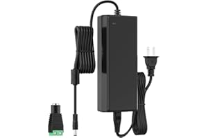 BTF-LIGHTING 24V 5A 120W Power Supply Adapter ETL Listed 100-240V AC to 24V DC Converter Class 2 Power Supply, 5.5x2.1mm Jack for for Low Voltage LED Strip Lights, CCTV, Router, Electronics