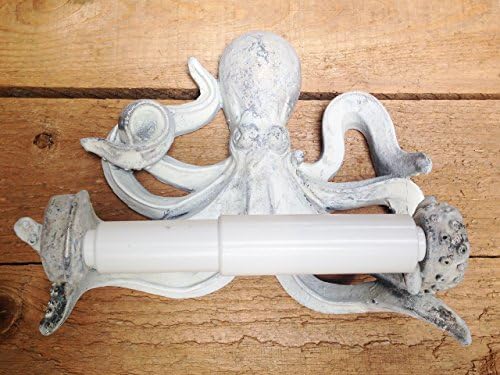 Octopus Toilet Paper Holder 16 colors Seaside Resort Nautical Ocean Bathroom Decor