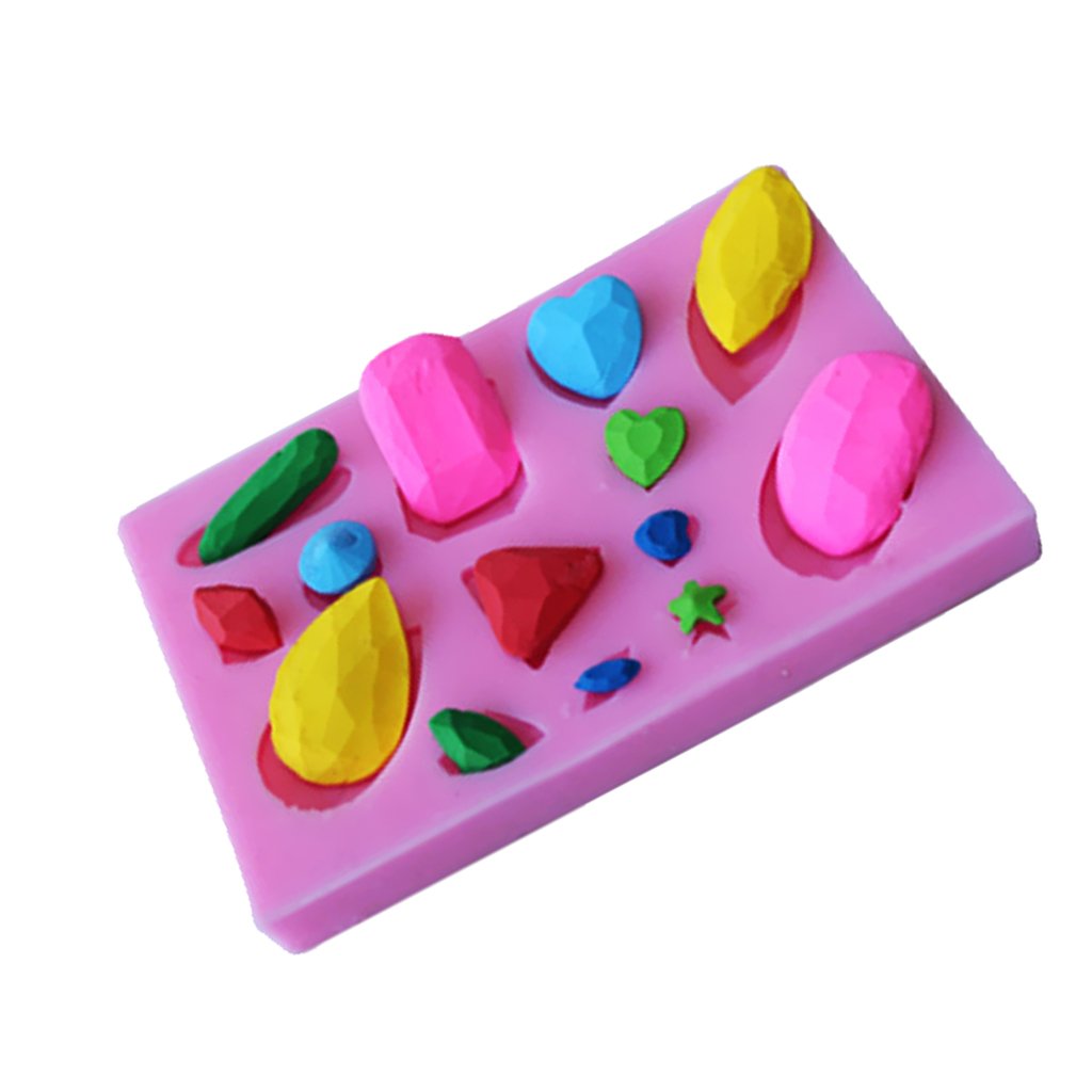 Molde de Silicona forma de Diamente Accesorio de Cocina Utensilio ...