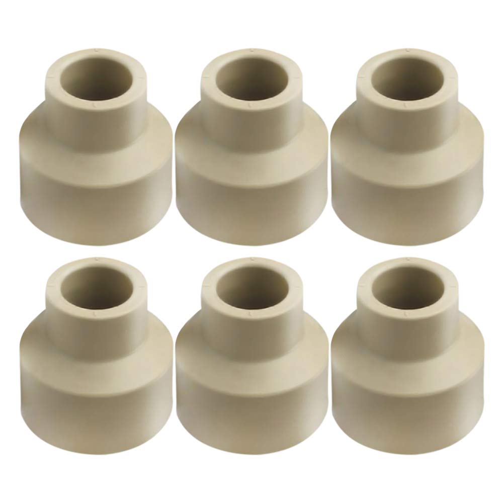 YOFASEN Feed Water Connection Fitting - 6 Pack Water Pipe Adapter for Home Garden Hose Parts Connectors,6 pieces,32 * 20mm(Inner diameter)