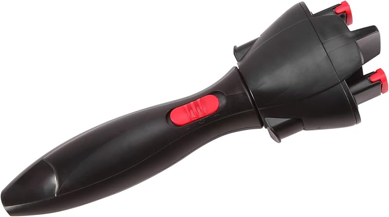 Papiivan Automatic Electric Hair Braider Twist Styling Device Black Red Portable