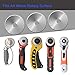 Rotary Cutter Blades 45mm Replacement for OLFA,Fiskars Quilting Rotary Blades 12 Pack