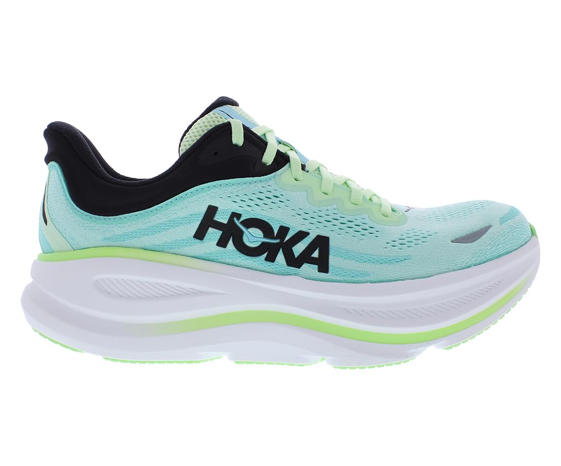 Hoka Men's Bondi 9 Luna Moth/Blue Spark 10.5 Medium Image