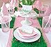 Butterfly Craze 4 Pcs Party Table Decorations Table Decor Flower Placemat for Girls Flower Party