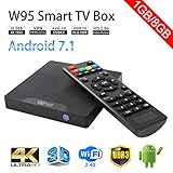 Winbuyer W95 Android TV Box Android 7.1 Smart box tv 64bit Quad Core CPU 1GB +8GB 4K UHD WiFi & LAN VP9 DLNA H.265