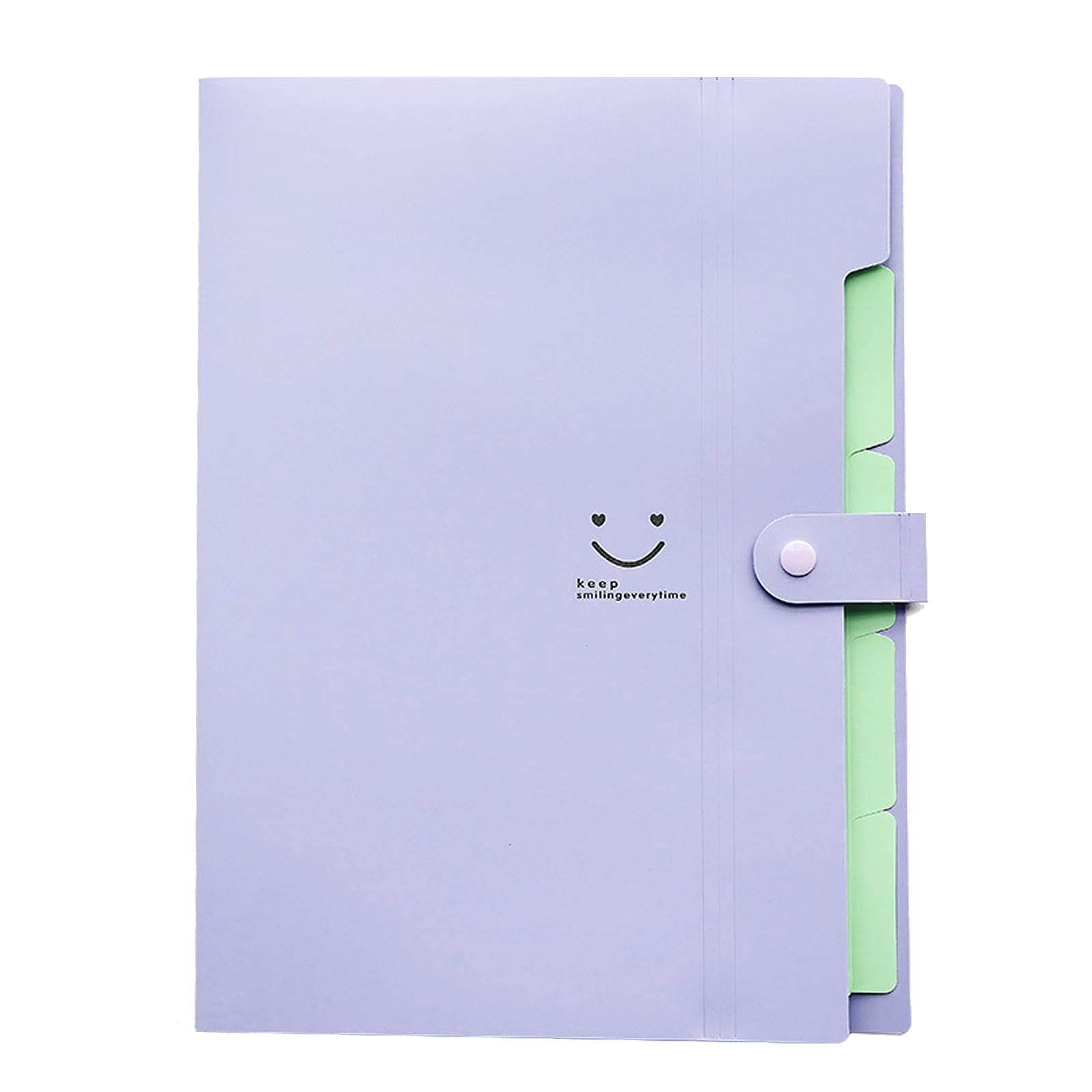 Expanding File Folder Wallet - A4 Document Organiser with 5 Pockets and Buckle Closure, Pink Cover, Perfect for Office Use, Secure and Stylish Expanding Folder for Document Storage
