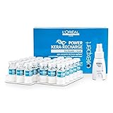 L'Oreal Keratin Professional Power Kera-Recharge Expert Serie Hair Treatment Dose - 30 viol of 0.33 fl. oz. (10 ml)