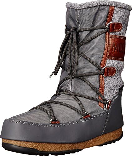 Tecnica Women's Moon W.E. Vienna Felt Winter Fashion Boot, Gray, 39 EU/8 M US