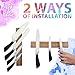 Wooden Magnetic Knife Holder 12,5 inch - Housewarming Gifts, Household Gift Ideas for Couples: Mom & Dad, Wife & Husband