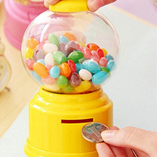 Candy Machine Dispenser Classic Gumball Coin Bank Cute Toy Gift 1pc for Kids (Random Color) I EpicGifts