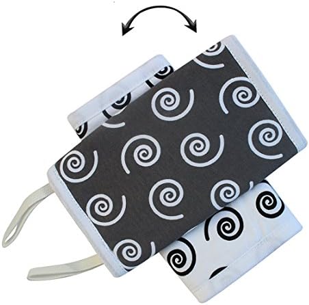 Organic Reversible Drool and Teething Pads for Baby Carrier - Dribble &amp; Chew Pads for Girls and Boys (2-Pack)