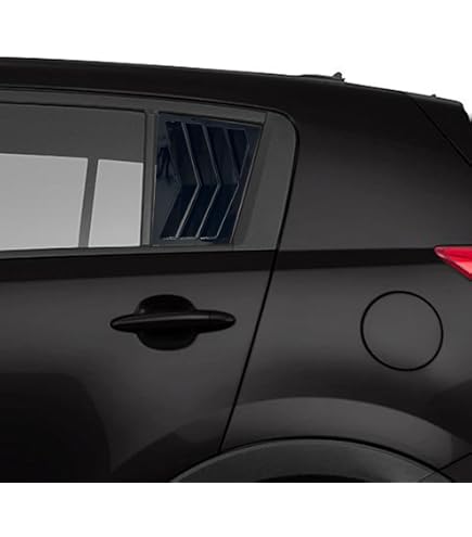Amazon.com: Rear Side Window Louvers Air Ven Trim Accessories
