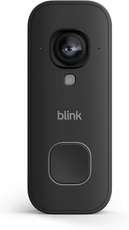 Videocitofono cablato 2K+ (ultimo modello) | Videocitofono con video 2K a figura intera | Alimentazione con cablaggio continua | Audio ottimizzato | Protezione IP65 | Nero