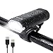 Thorfire Bike Light Super Bright Bike Headlight USB Rechargeable Bicycle Headlamp Headlight Water Resistant Bicycle Light with 7 Lighting Modes for Road Cycling Safety Flashlight