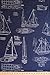 Cotton Sailboats Tall Ships Boats Schooners Building Plans Instructions Models Blueprints Diagrams Snipe 1930 Sailing Sailors Nautical Blue Vintage Passport Cotton Fabric Print by the Yard (14564-12)