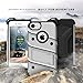 ArtMuseKits Zizo Bolt Series Compatible with iPhone 8 Case Military Grade Drop Tested with Tempered Glass Screen Protector, Holster iPhone 7 case Gray Black
