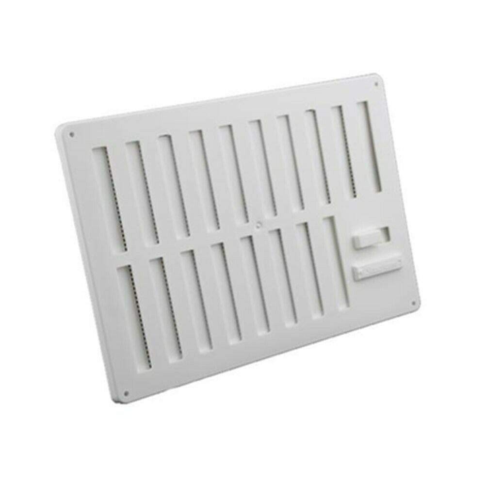 Stadium BM476 White 9 Inch x 6 Inch Hit & Miss Vent & Flyscreen Ventilator