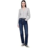 GAP Womens High Rise Straight Fit Denim Jeans Dark Indigo 30 Reg
