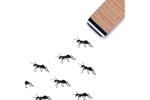 GUVSPTI Ant Rubber Stamp, 3/5 Inch Small Mini Stamp for Scrapbooking Card Making Planner