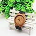 Ideashop New Arrival Hot Japan Movement Quartz Wooden Watches Creative Gifts Fashion Bamboo Watch With Genuine Cowhide Leather Band Casual Watches For Men