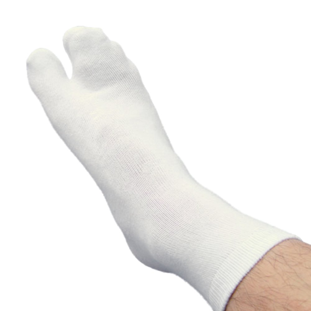 Chnli 5 Pairs Breathable Toe Separator Socks Cotton Tabi Socks Elastic